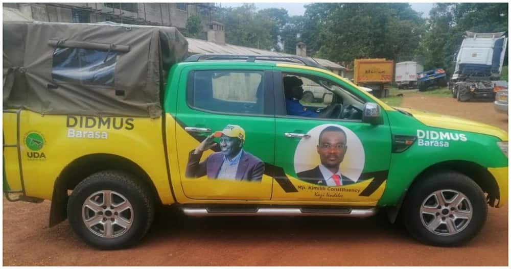 Didmus Barasa on Police Radar for Branding CDF Vehicle with UDA Colours, Swapping Number Plates