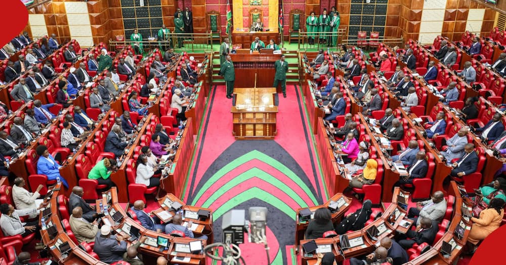 Kenyan MPs in a session.