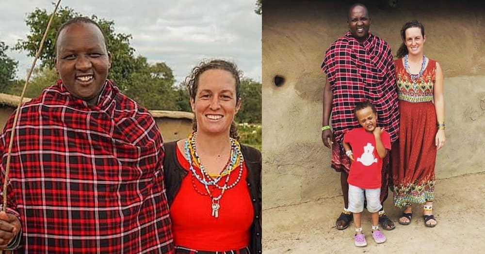 German woman, Stephanie Fuchs settled down in marriage with Maasai tribe leader, Sokoine.