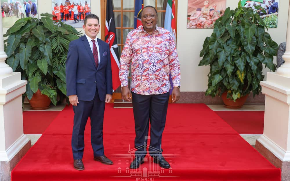 Uhuru bids farewell to outgoing US ambassador Kyle McCarter, assures conclusion of free trade area deal