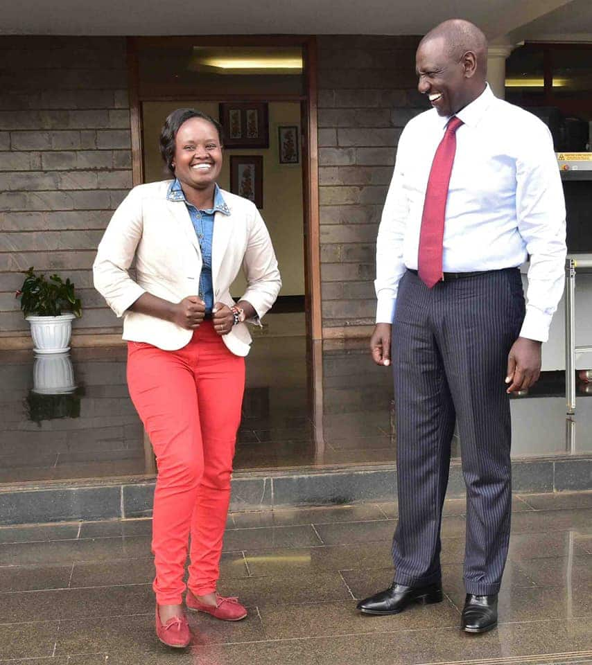 William Ruto's dress code challenge star Florence Jepkorir meets DP at Karen