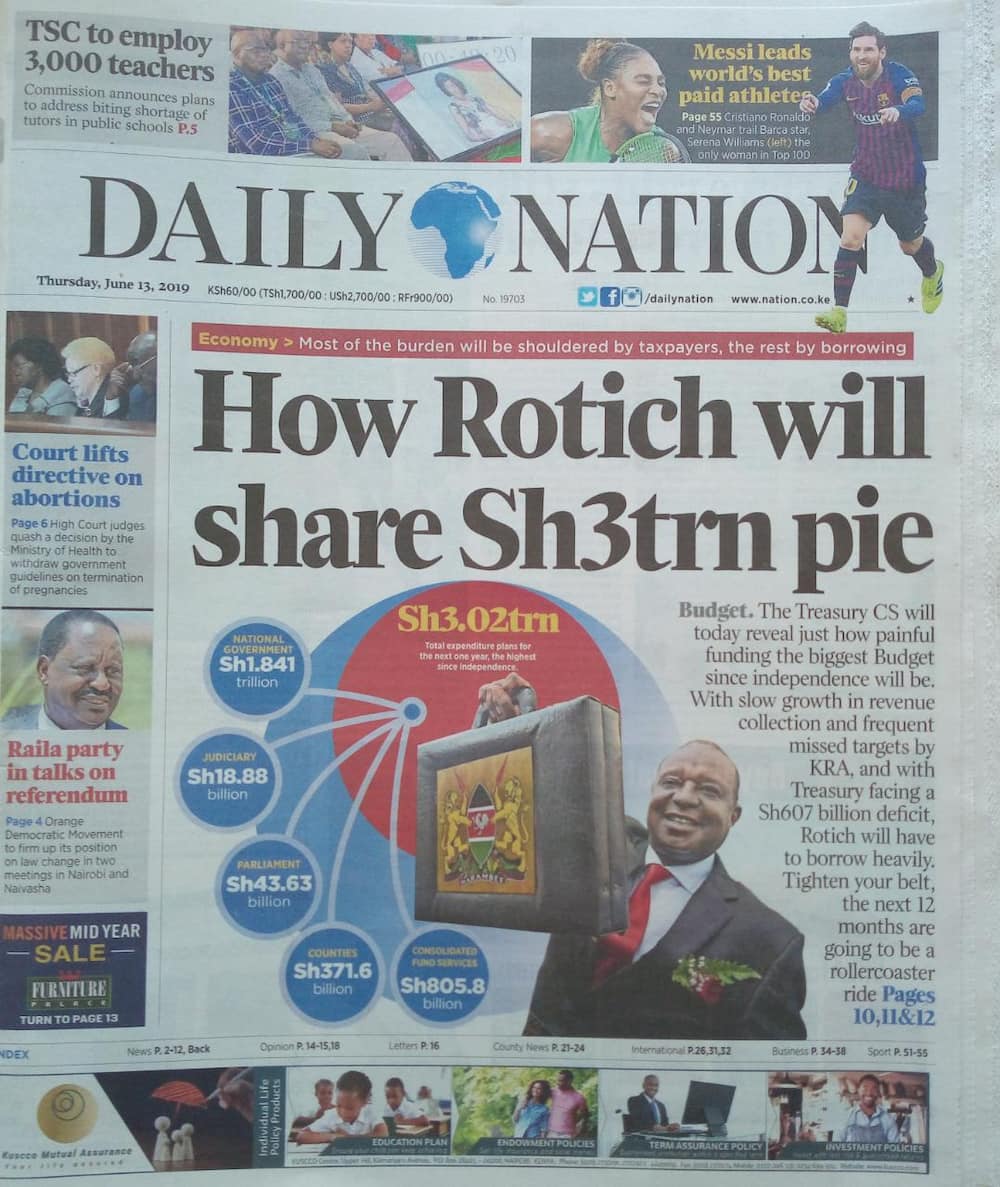 Kenyan newspapers review for June 13: Fake gold probe still on, we just gave Dubai side time to finalise Ramadhan - DCI