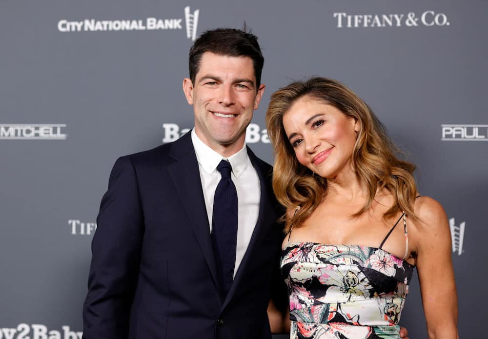 Tess Sanchez and Max Greenfield