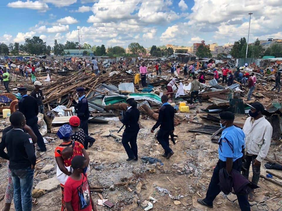 Police arrest Sonko rescue team members for setting up tents, giving food to Kariobangi evictees
