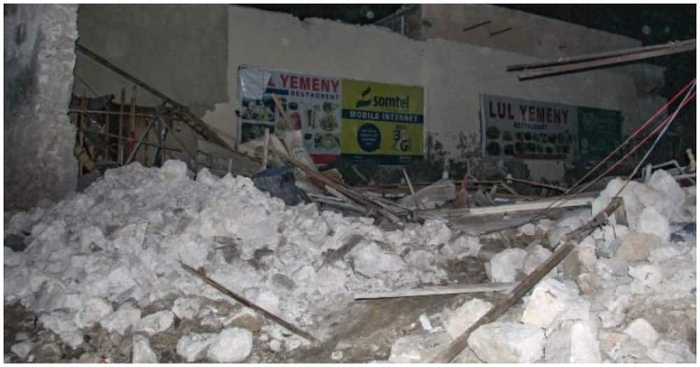 Damages at the scene of the blast in Somalia's capital Mogadishu. Photo: CNN