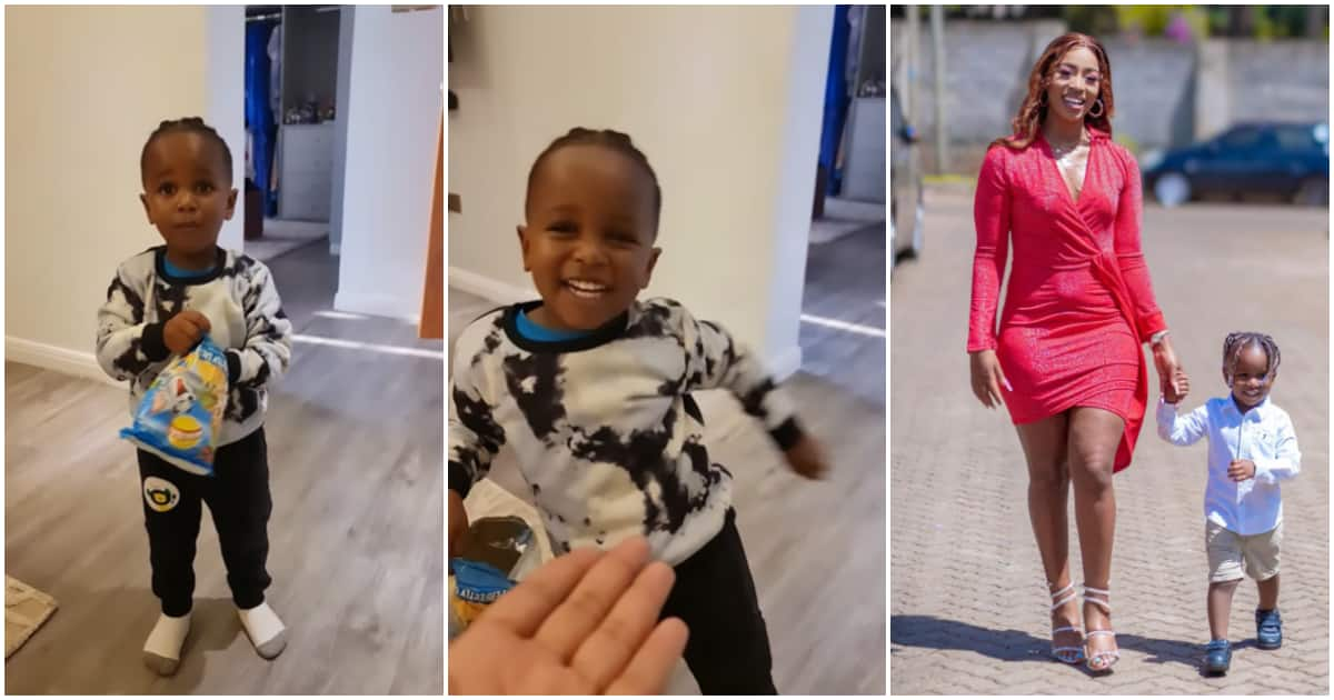 Diana Marua's Son Cutely Tells Mum To Wash Her Hands Before He Gives ...