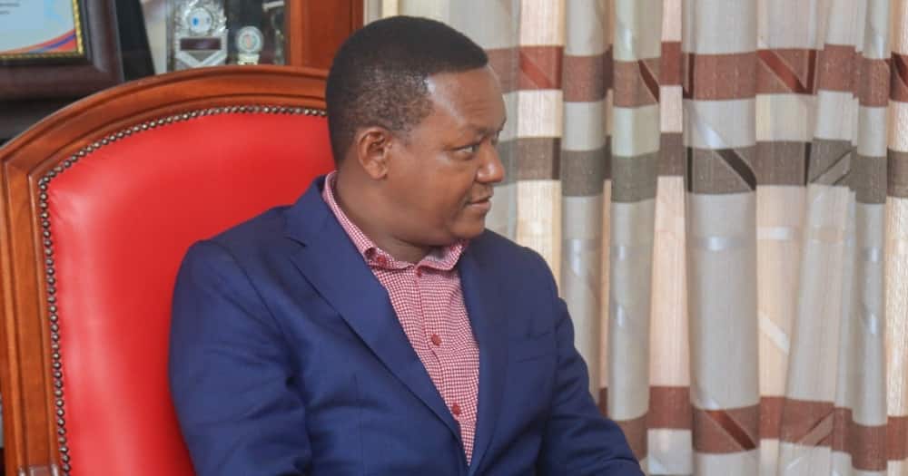 Alfred Mutua and Lilian parted ways not long ago.