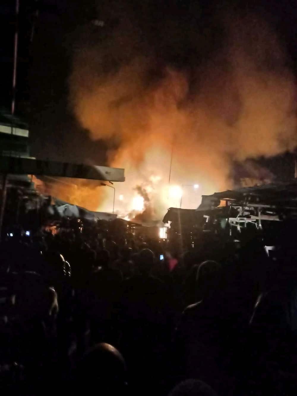 Mombasa: Kongowea market on fire