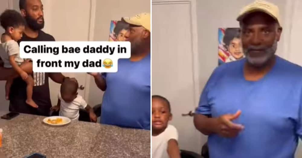 A father shocked that his daughter called her man daddy