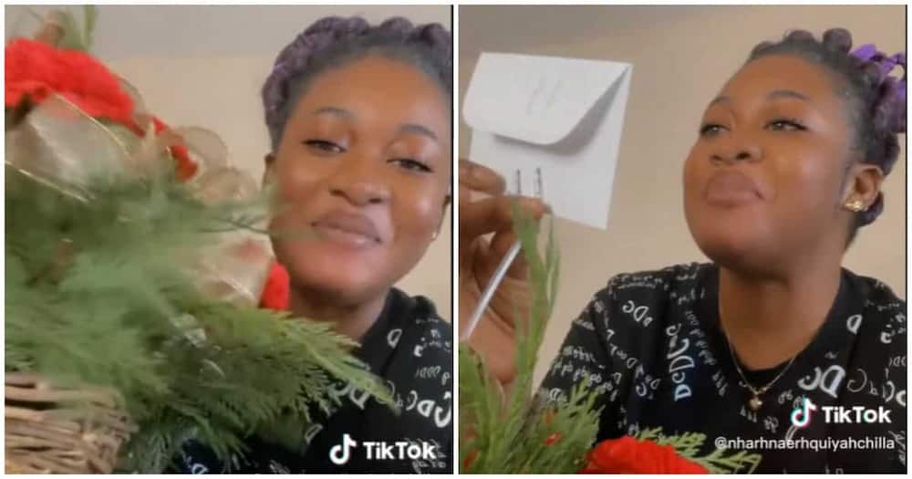 Ghanaian lady complains over Christmas gift her boyfriend bought her