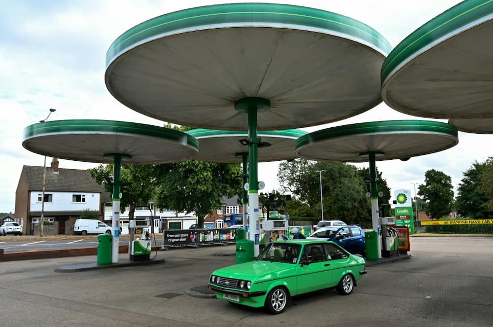 Red Hill petrol station in England is an example of the 1960s futuristic 'Pegasus' design by American Eliot Noyes