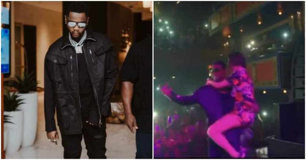 Photos of Kizz Daniel performing in the US