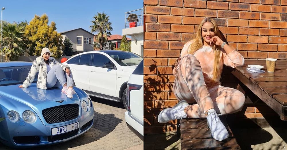 Zari Hassan responded to fan who criticised her for living expensive life.