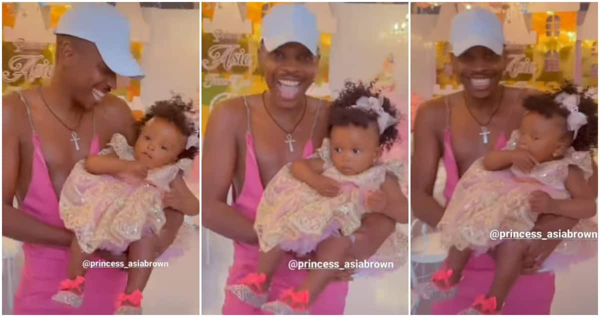 Eric Omondi Cheerfully Holds Vera Sidika's Daughter During Her Lavish ...