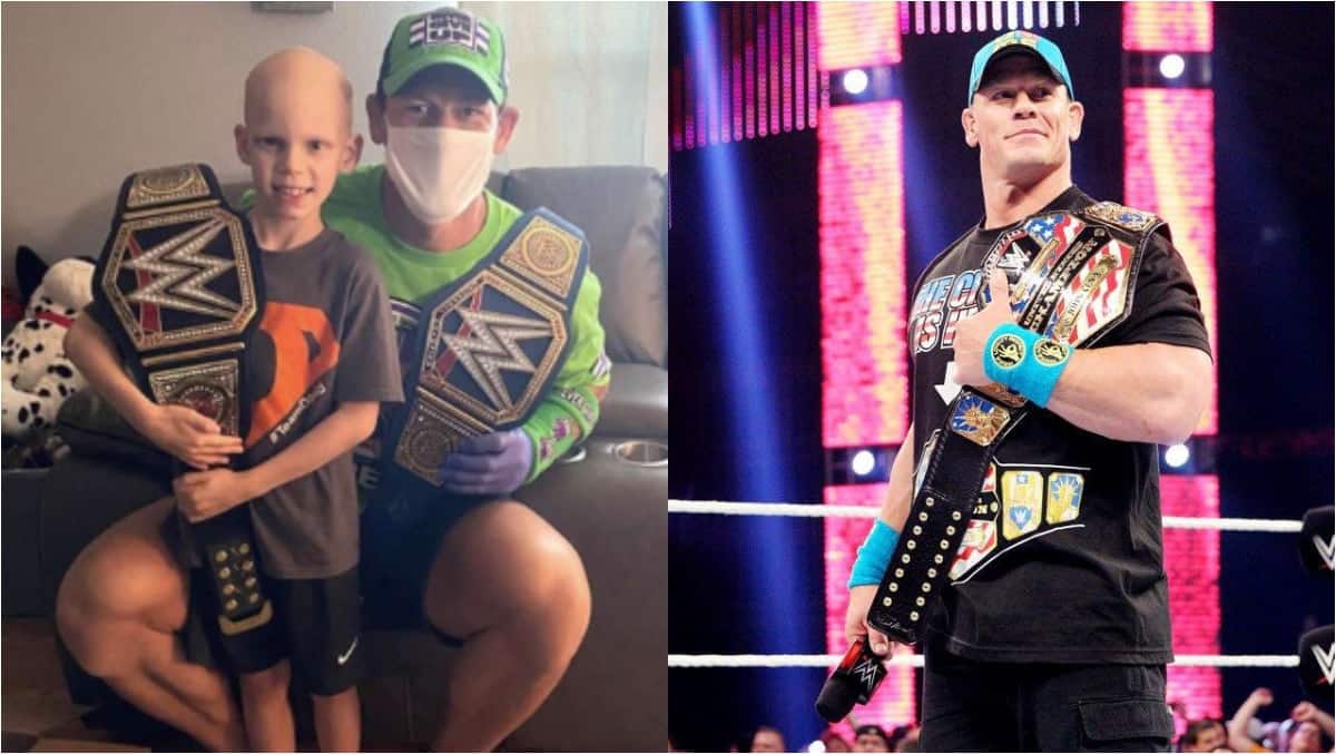 John Cena pays surprise visit to 7-year-old boy battling 