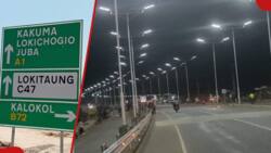 Photo of Well-Lit, Tarmacked Road at Night in Kakuma Refugee Town Amazes Netizens: "Impressive"