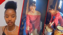 Video of Beautiful Lady in Cute Outfit Cooking Chapatis Excites Kenyans: "Wife Material"