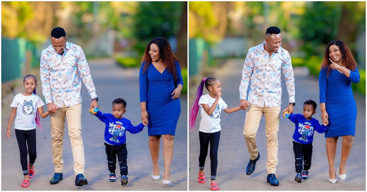 Dj Mo Shares Family Photo Serving Couple Goals with Size 8, Kids