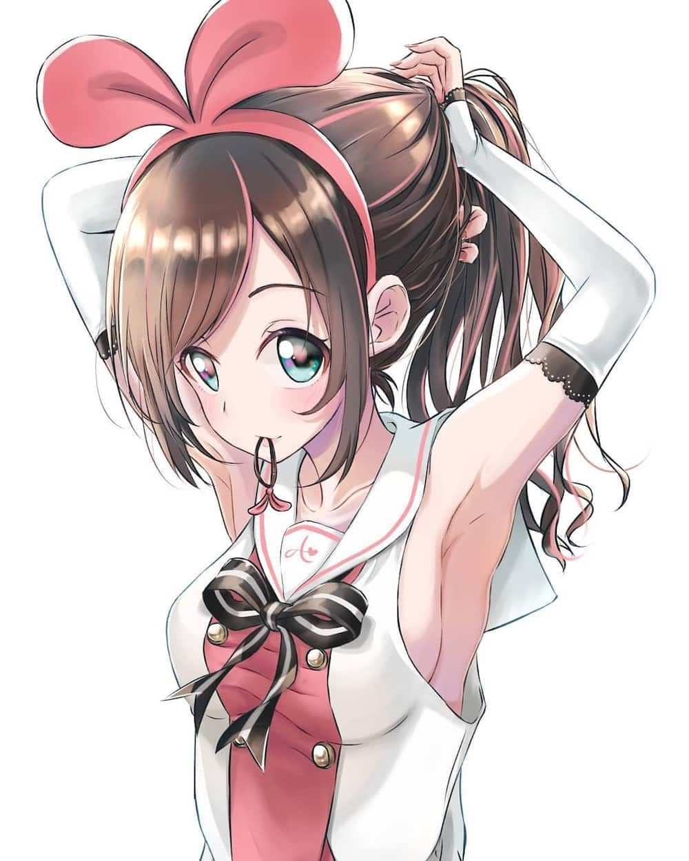 anime girl ponytail hairstyles