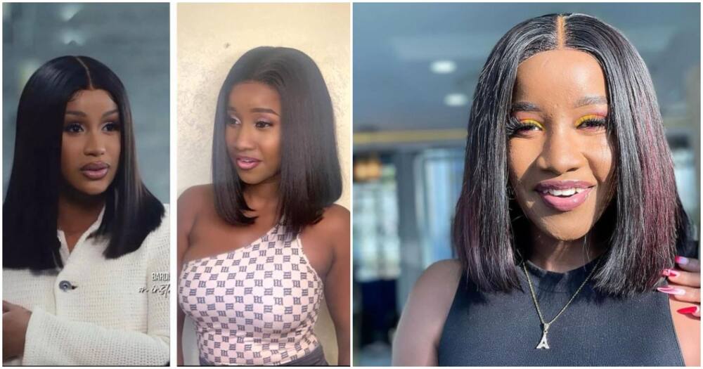 Kenyan Beauty Stuns Netizens with Her Striking Resemblance to Rapper Cardi B.