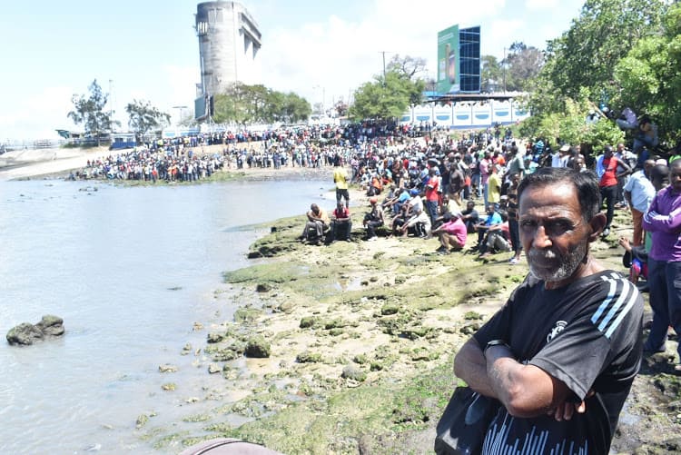 Likoni channel temporarily declared military zone as South African divers join search