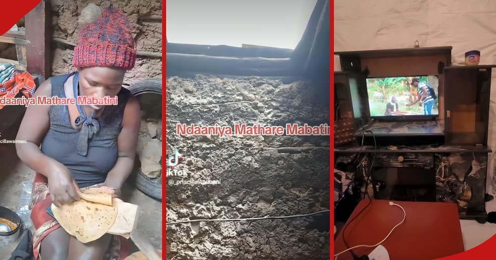 Mathare mum Florence Odhiambo lived in mud-walled house.