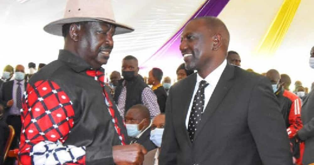 Deputy President William Ruto joined Kenyans in celebrating ODM leader Raila Odinga as he turns 77.