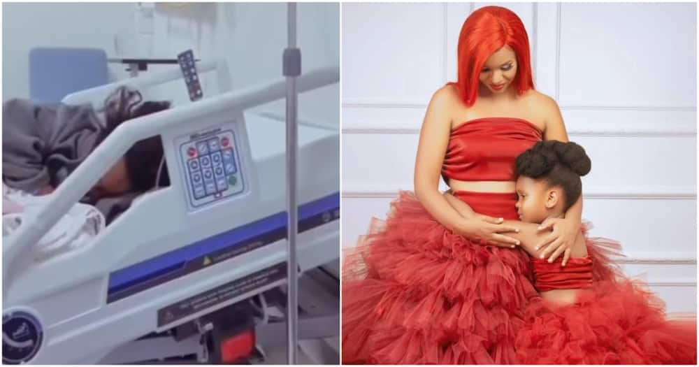 Dj Pierra Makena Worried as Daughter is Taken Ill, Admitted to Hospital.