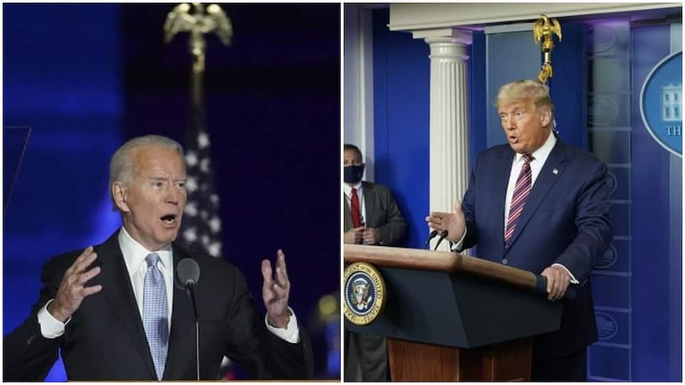 Biden won US election because there was rigging, says Trump