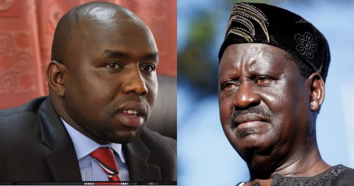 Image result for images of Murkomen and Raila