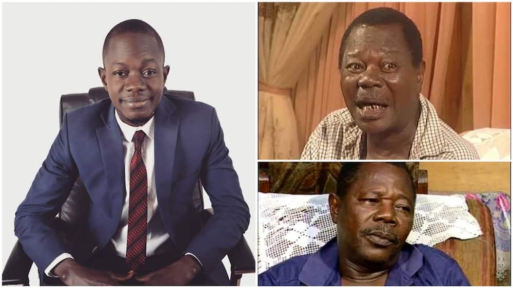 A collage of Omoruyi and his father. Photos sources: Facebook/Omoruyi Sam Loco/YouTube