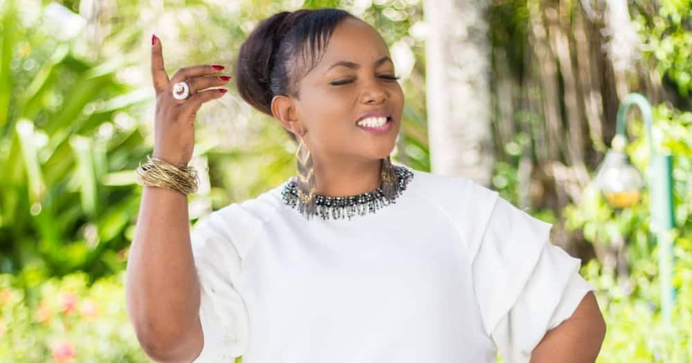 Christina Shusho shared a video singing in Kikuyu.