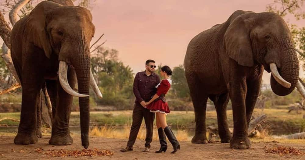 Zambians and other Africans were happy to help the couple enjoy their big day at Victoria Falls.