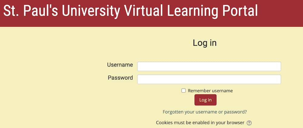 SPU student portal