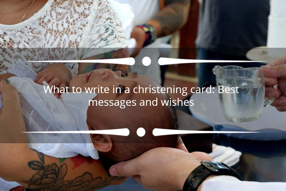 What to write in a christening card