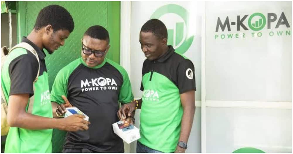 M-Kopa offers smartphones, TVs, laptops on credit.