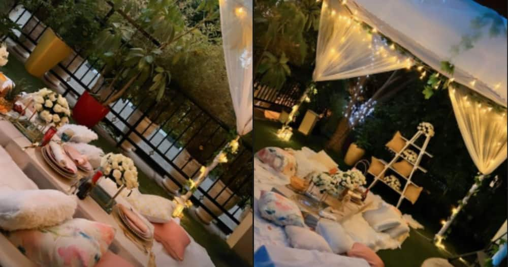 Jamal Rohosafi’s Wife Amira holds lovely picnic in her backyard.