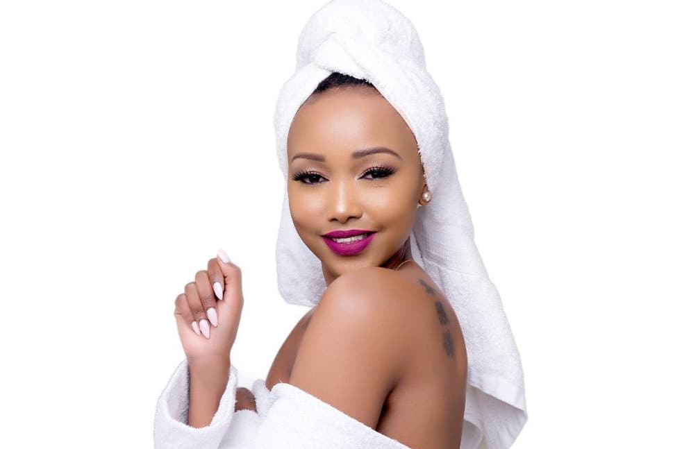 Socialite Huddah Monroe wondered why some women were okay with sharing their men. Photo: True Love.