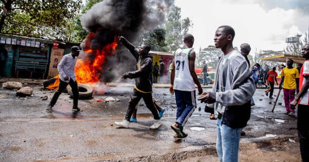 Azimio La Umoja protesters