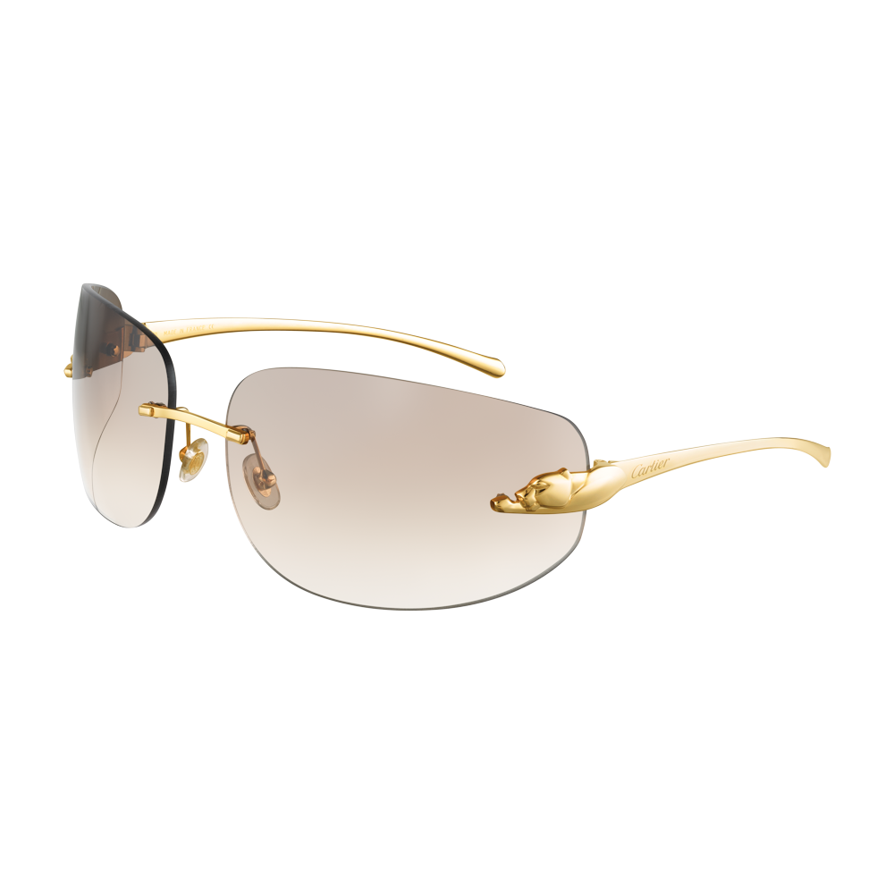 Sunglasses Chopard Brown in Metal - 19838867