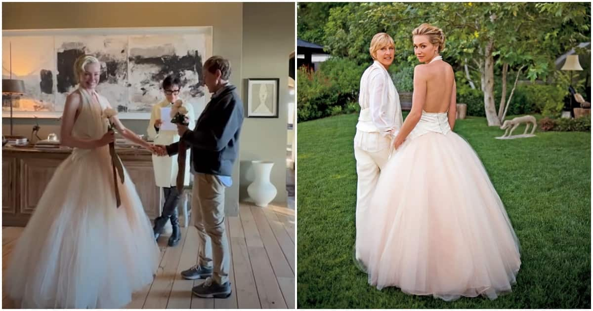 Portia De Rossi Wedding Dress