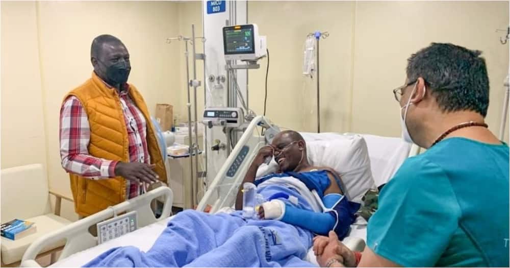 Deputy President William Ruto visited Dennis Itumbi at the hospital on Tuesday, December 28.