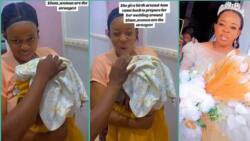 Woman Who Delivered Baby at 4am Holds Wedding Ceremony on Same Day, Video Stuns Viewers