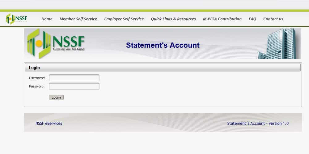 NSSF Portal: Account Registration, Activation, And Contributions ...