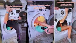 Video of Police Officer Trying to Rescue Woman Stuck in Washing Machine Goes Viral