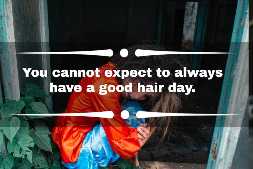 Hair quotes for Instagram