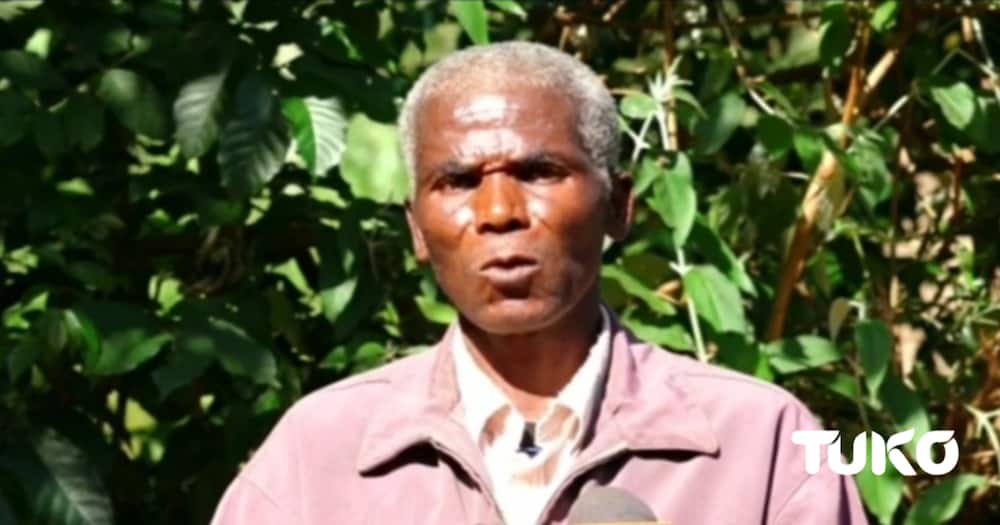 Masten Wanjala's father, Robert Wanjala. Photo: Dennis Lubanga/ Tuko.co.ke.