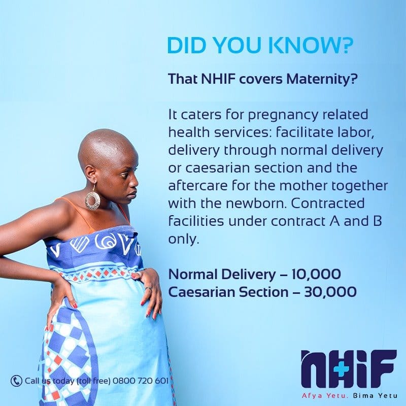 NHIF maternity cover
