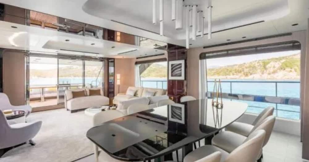 Inside Cristiano Ronaldo's amazing yacht complete with modern kitchen, huge lounge