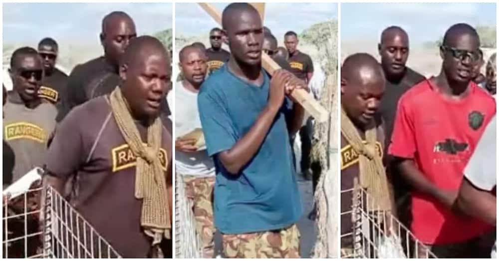 Video of KDF officers Reenacting the crucifixion of Jesus Christ.
